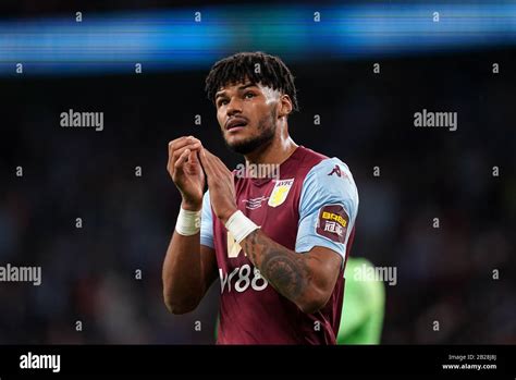 Tyrone Mings of Aston Villa applauds the fans after the final whistle ... - balustradellc