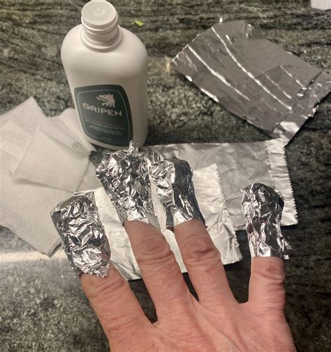 Ta bort gellack hemma