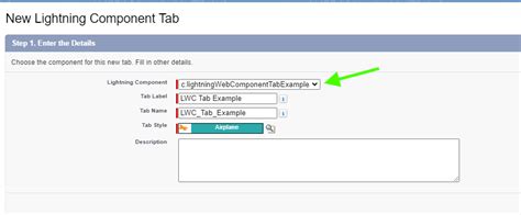 Tab space in lightning component.  Tabs are displayed horizontally in a ro...