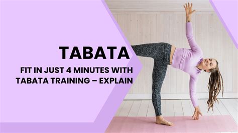 Tabata Training and How It Works