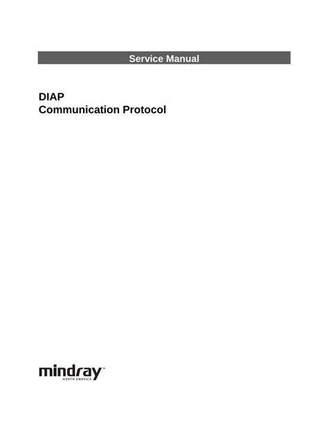 Table 5 N Series Alarm Status. Mindray DIAP Communication