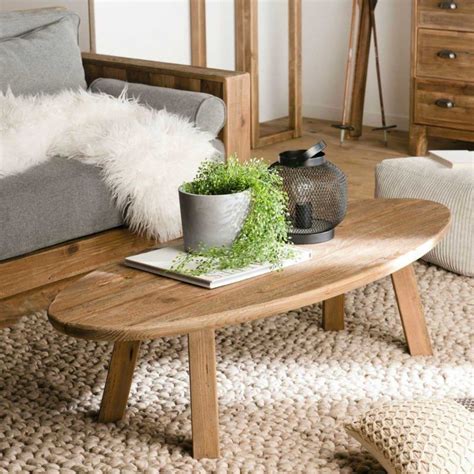 Table basse ovale design