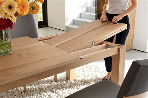 Table bois extensible
