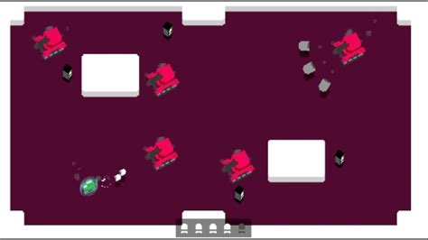 Table Tanks is an exciting action strategy game. You control a tank through the up and down arrow keys, left and right to move, collect food, and destroy enemy tanks. You control a tank through the up and down arrow keys, left and right to move, collect food, and destroy enemy tanks.