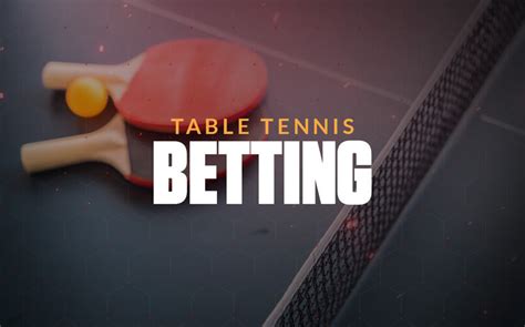 Table tennis betting. In table tennis there is generally a standard handicap of 1.5 games that bettors can wager on. Generally a match is played until one side wins three out of five games. In the above example,... 