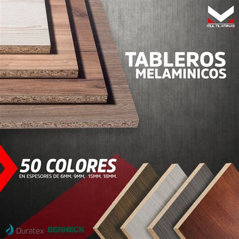 Tableros de Melamina: Tipos, Características, Usos y Colores