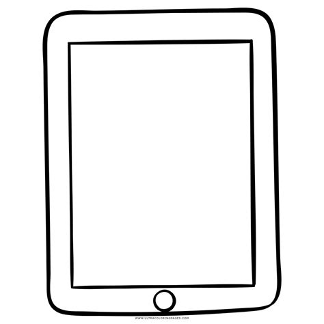 Tablet Coloring Page