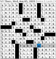 Recent usage in crossword puzzles: USA Today - April 10, 2024; Universal Crossword - Dec. 7, 2017; New York Times - Feb. 23, 2017; Jonesin' - April 10, 2012. 
