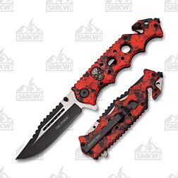 Tac-Force Skull Tanto Red SMKW