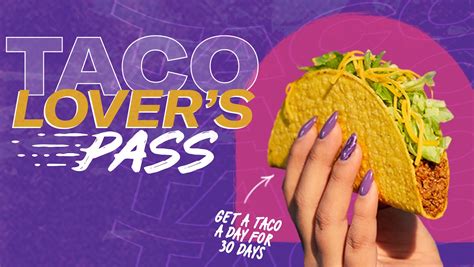 Taco Bell brings back Taco Lover's Pass: 30 days of tacos for just $10, including newest addition