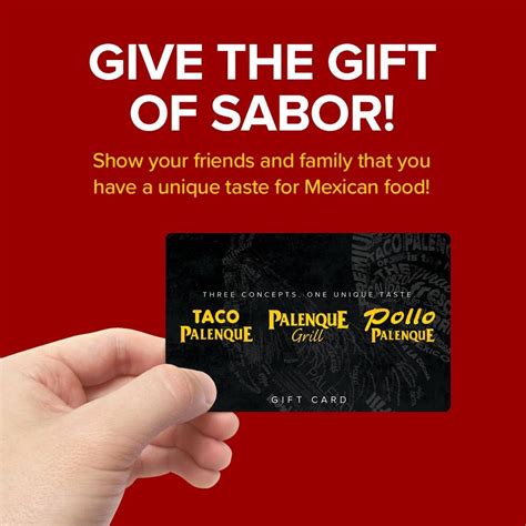 Taco Palenque Gift Card