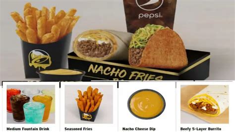 Taco bell $5 box menu 2022. Last Update: 2023-10-09. Bowls Burritos Combos Cravings Value Menu Drinks Group Nachos Online Exclusives Quesadillas Sides Sweets Specialties Taco Bell New Menu Tacos Veggie Cravings. Power Menu Bowl. $7.79. 0. Power Menu Bowl - Veggie. $7.19. 0. DISCLAIMER: Information shown on the website may not cover recent changes. 