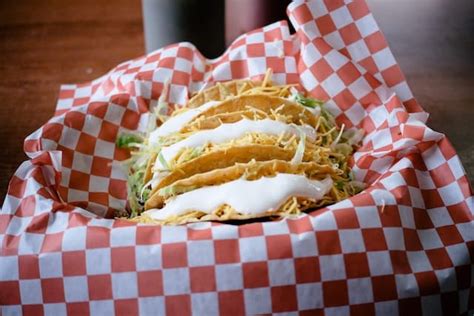 Taco bell food champion pay. A soft taco topped with a fried egg is perfect as the first thing you eat in the morning or the last thing you eat at night, even when those lines blur a bit. These have refried be... 
