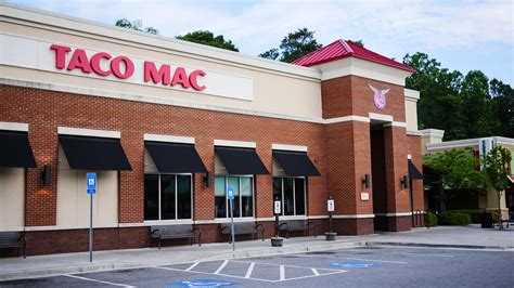 Taco mac atlanta. Taco Mac, Atlanta, Georgia. 1,202 likes · 21,901 were here. Opened in 2006, this Taco Mac location has been serving the Lindbergh community for over 10 years. Taco Mac offers the most “Craft on... 