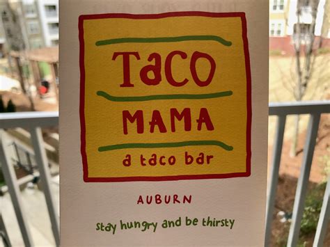 Taco mama auburn. Browse the menu of Taco Mama, a Mexican restaurant in Auburn, Alabama. Find tacos, burritos, salads, bowls, toppings, extras and more. 