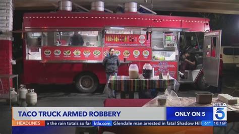 Taco truck worker attacked by armed robbers in Long Beach