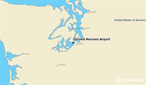 Tacoma Narrows Airport (Tacoma, WA) TIW Map & Diagram - FlightAware