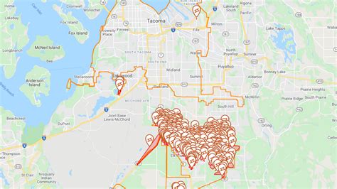 Widespread power outages affected thousands of people across Pierce County on Wednesday, Nov. 15. Tacoma Public Utility’s outage map showed almost 24,000 people without power. Areas without ...