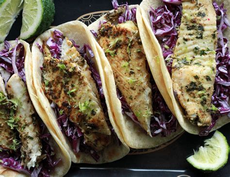 Tacos alton brown. Alton Brown's grilled fish tacos pack plenty of flavor with tequila-lime-marinated tilapia, smoky chipotle crema, and red cabbage slaw. 