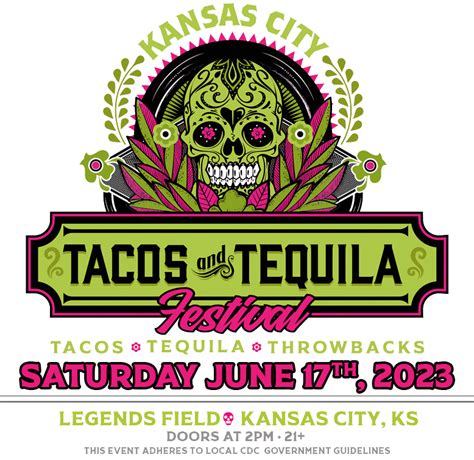Tacos and tequila kansas city. Jun 4, 2022 · Festivals in Kansas City Music in Kansas City Parties in Kansas City Art in Kansas City Live-music in Kansas City. It's more fun with friends. Share with friends. Tacos & Tequila Festival happening at Legends Field, 1800 Village West Parkway, Kansas City, United States on Sat Jun 04 2022 at 02:00 pm to 10:00 pm. 