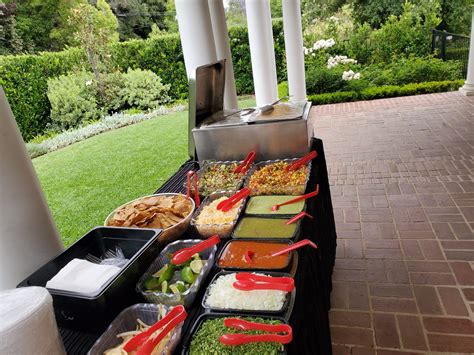 Tacos catering. Enjoy excellent taco catering in Long Beach, CA from the one and only Top Flight Tacos. We are a top of the line taco bar service and we’re ready to serve you at your event with on-site catering. It’s as simple as choosing your desired meats, side orders, and drinks and we’ll cater to your specific event needs. Whether you are looking to ... 