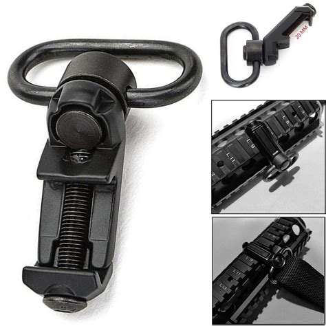 Tactical QD Sling Swivel Attachments 45° Low Profile Picatinny Rail …