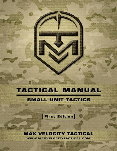 Read Online Tactical Manual Small Unit Tactics By Max Alexander