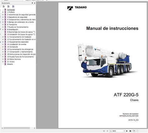 Tadano operators manual 40 ton crane. - English guide of wbchse new syllabus.