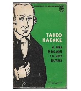 Tadeo haenke y su viaje a samaipata en 1795. - Guida allo studio delle nuvole meteorologiche scientifiche di 4 ° grado.