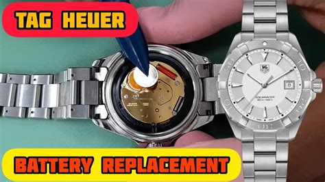 Tag heuer battery replacement. How To Replace The Battery a TAG Heuer Aquaracer Watch WAY111 | SolimBD | Watch Repair ChannelVideo shows how to replace a battery on a TAG HEUER Watch, proc... 