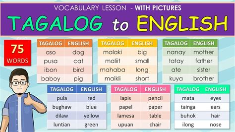 Tagalog words end with on in English with examples - Translated