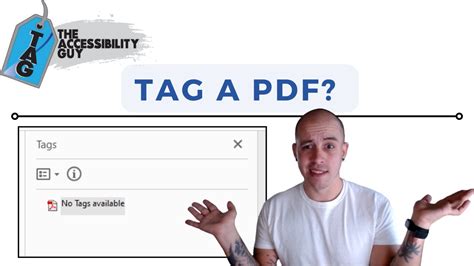 Tagging a PDF using Adobe Acrobat DC - YouTube