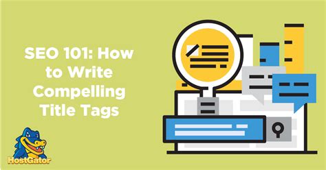 Tags and titles. Things To Know About Tags and titles. 