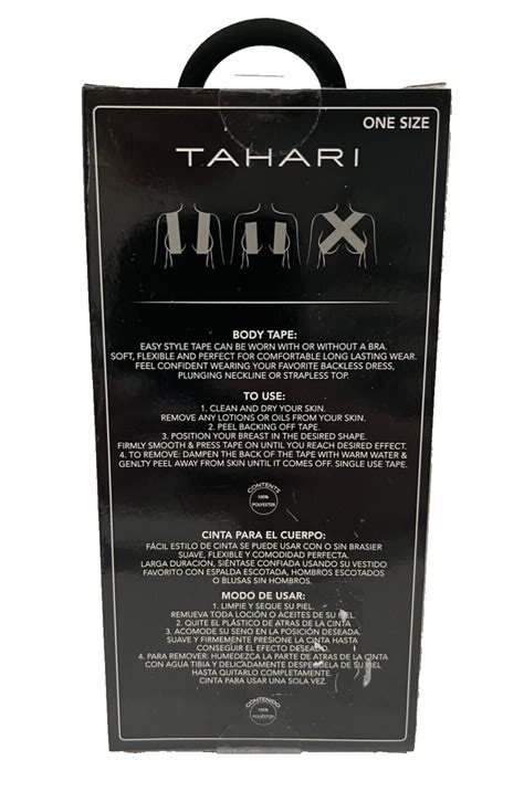 Tahari Lace Protective Body Tape Nude 03 One Size NI