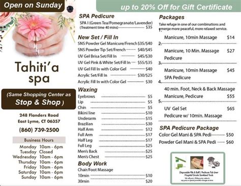 Tahiti Nail Spa - East Lyme