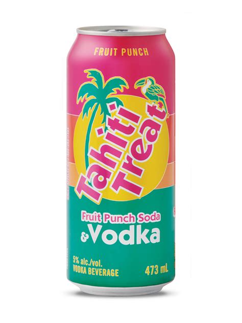 Tahiti treat vodka. Tahitian Treat is jam-packed with bold, fruity flavor and contains no caffeine. Tahitian Treat Fruit Punch Soda is a deliciously sweet soft drink that's sure to be a family favorite. Relive the days of good, old-fashioned flavor with Tahitian Treat Fruit Punch Soda. The cool taste is the perfect partner for sunny days and lunch with friends ... 