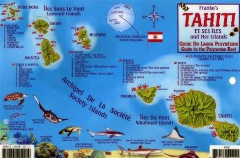 Full Download Tahiti  Society Islands Dive Map  Reef Creatures Guide Franko Maps Laminated Fish Card By Not A Book