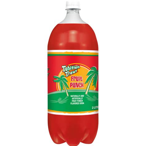 Tahitian Treat Fruit Punch Soda, 2 L bottle - Walmart.com