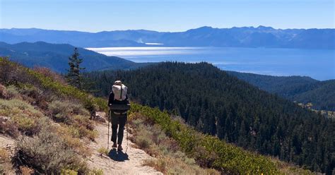 Tahoe rim trail. The Tahoe Rim Trail is a 171 mile trail that circumnavigates Lake Tahoe on the border of California and Nevada. From May 24th through 30th, 2018 I hiked the trail with a friend, completing the full length in eight days. The trail is maintained by the Tahoe Rim Trail Association (TRTA) which has a fantastic website with tons of resources. 