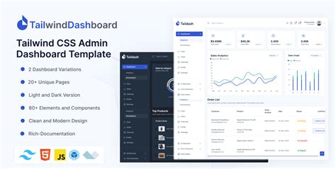 Taildash Tailwind Dashboard Template Tailwind dashboard