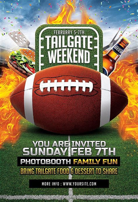 Tailgate Flyer Template
