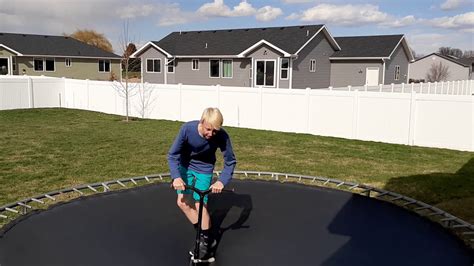 Tailwhip on Trampoline Scooter #shorts #viral #scooter - YouTube