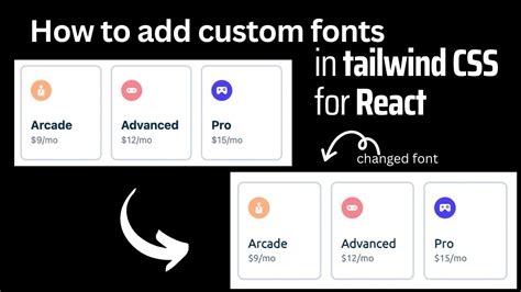 Tailwind CSS Font YouTube