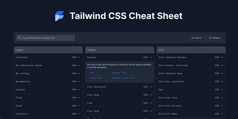 Tailwind Css Cheat Sheet Flowbite Tailwindcss Cheatsheet (v2 0) R