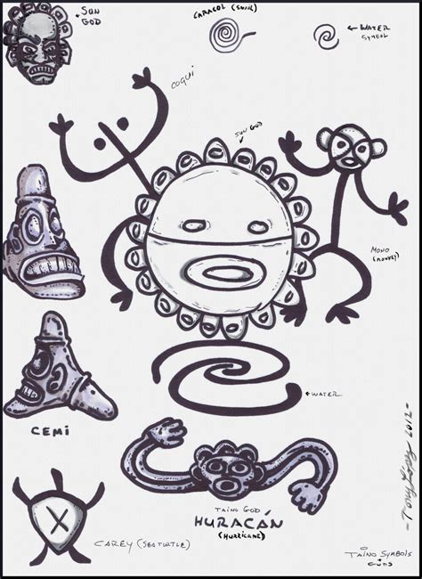 Other Taino symbols were related to the god