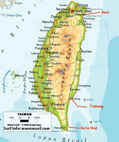 Taiwan Surf Map – Wind and Wave forecasts - Surf-Forecast.com