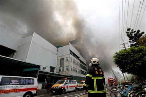 Taiwan factory fire leaves at least 5 dead, more than 100 injured