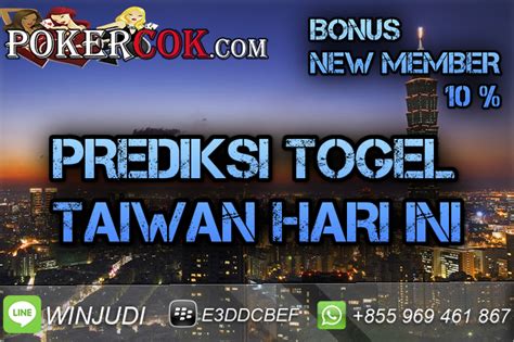 Taiwan hari ini 21 mei 2019. 10 bonus.