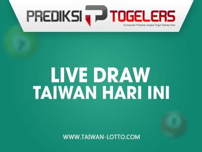 Taiwan live draw hari ini tercepat. Member baru dapat bonus.