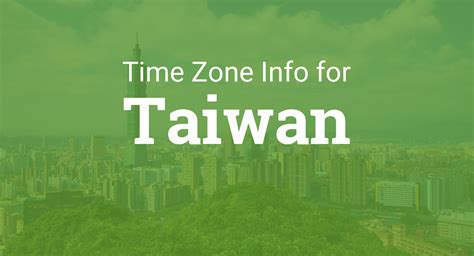 Taiwan time conversion. This time zone converter lets you visually and very quickly convert Taipei, Taiwan time to PST and vice-versa. Simply mouse over the colored hour-tiles and glance at the hours … 